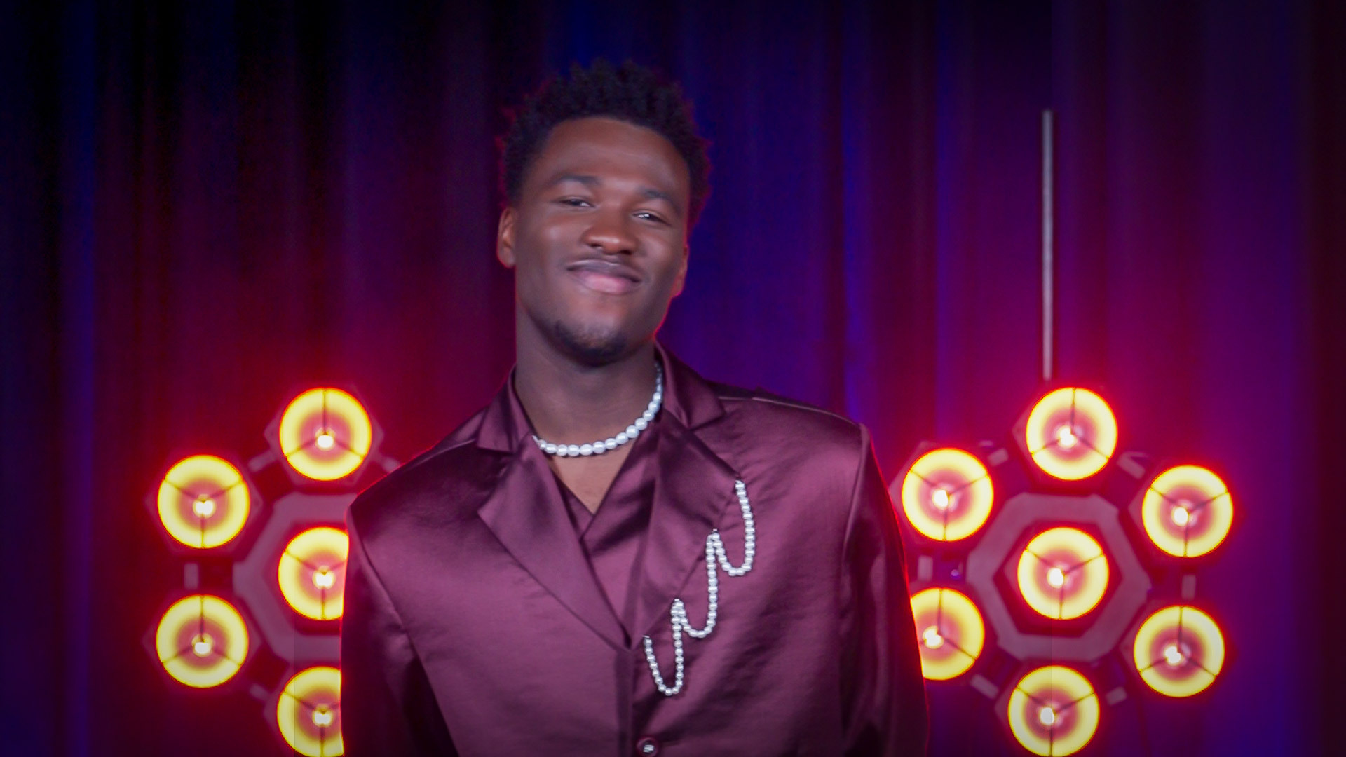 De outfit van Claude op het Eurovisie Songfestival