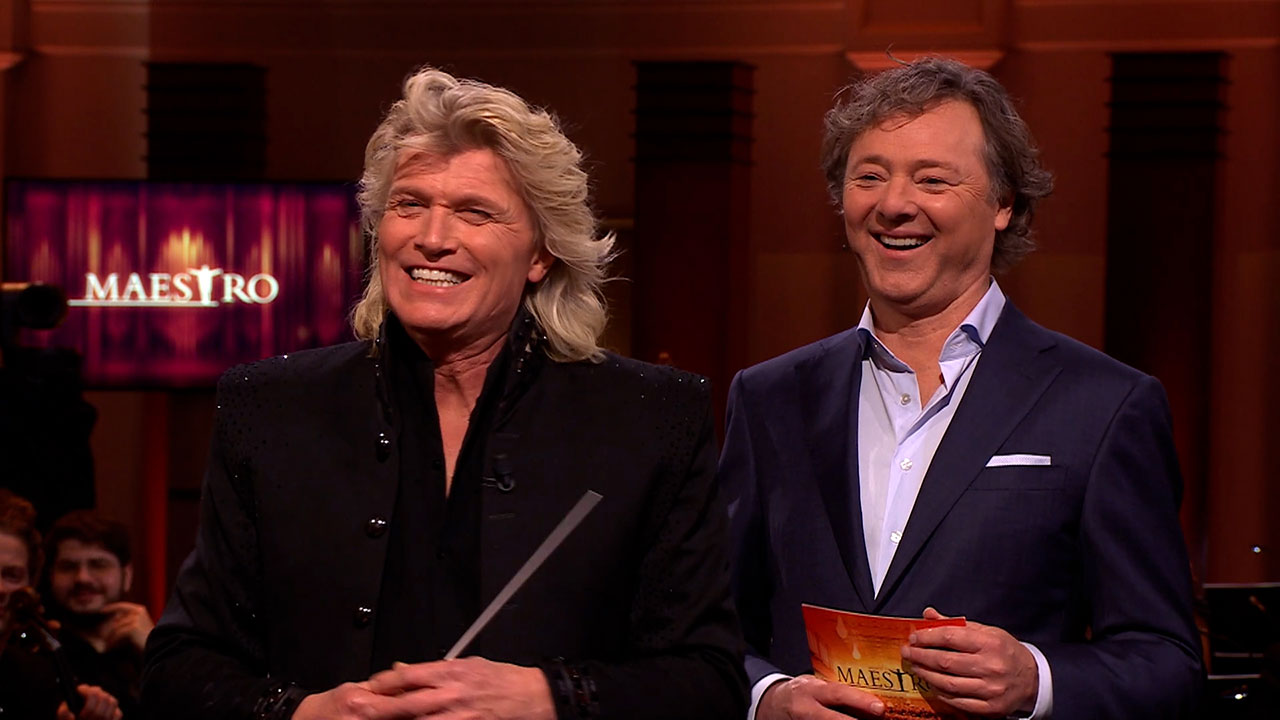 Hans Klok en Frits Sissing in Maestro