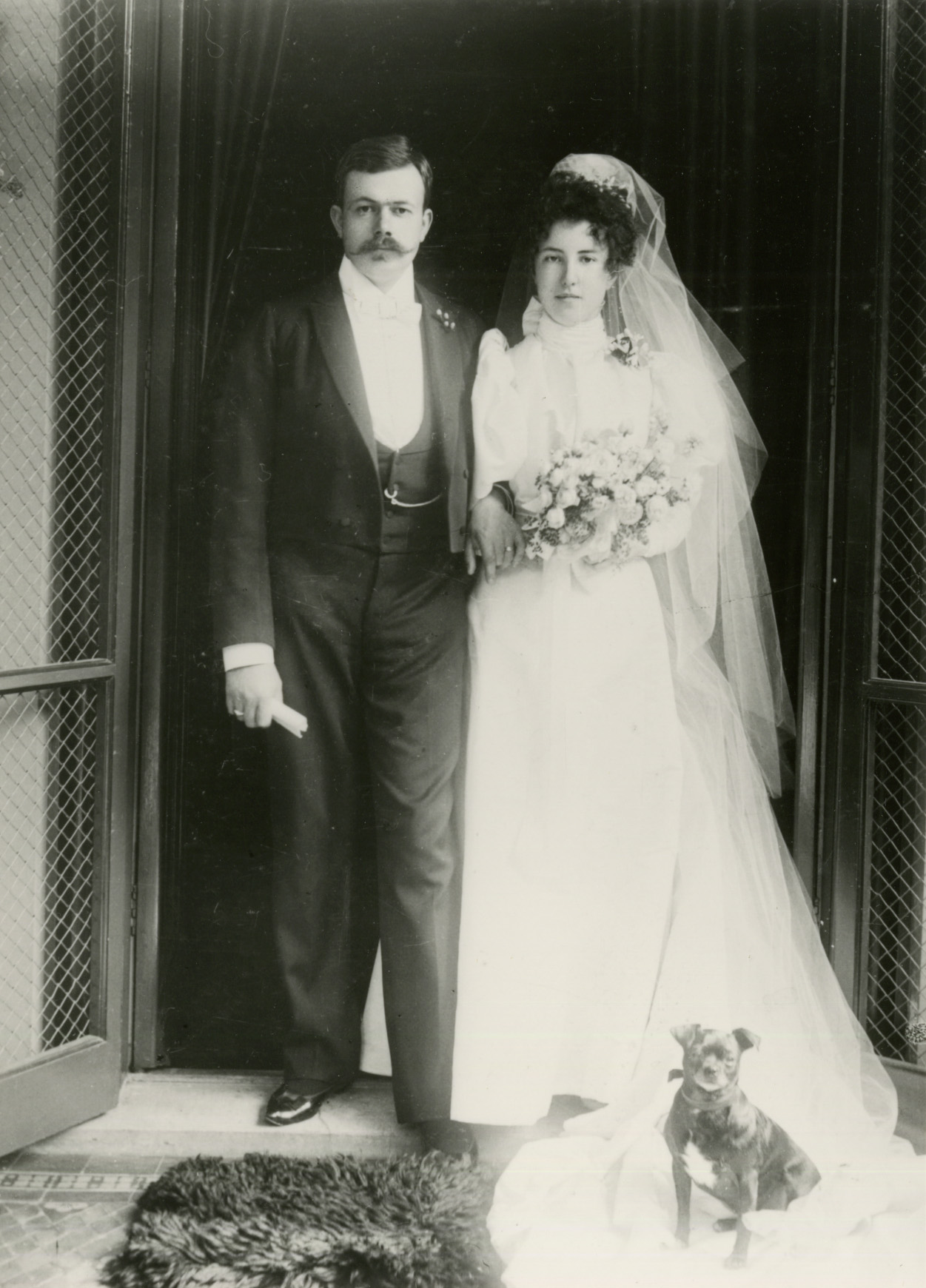 Trouwfoto Van Catharina Jacoba Johanna Verbroek 1896 Kunstmuseum Den Haag