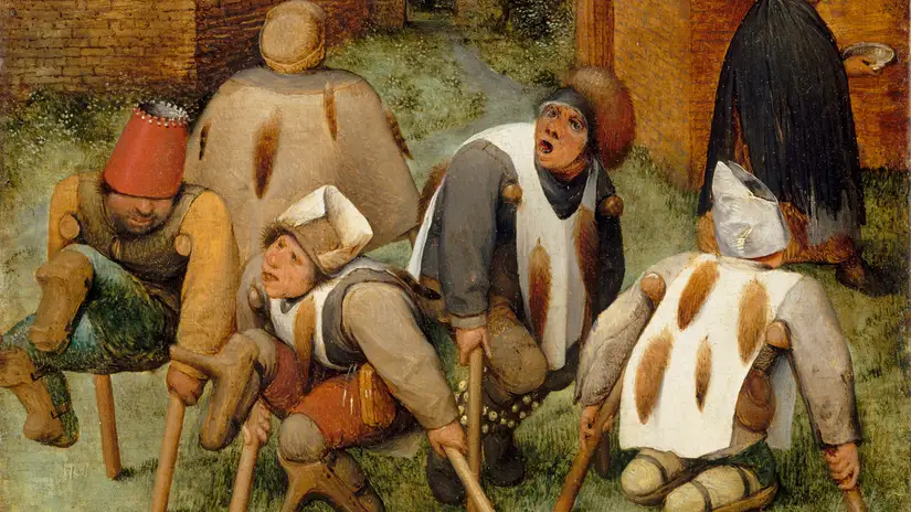Pieter Bruegel - de Oude : de bedelaars