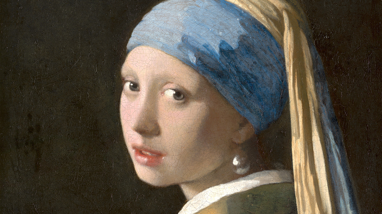 Het schilderij 'Meisje met de parel' van Johannes Vermeer