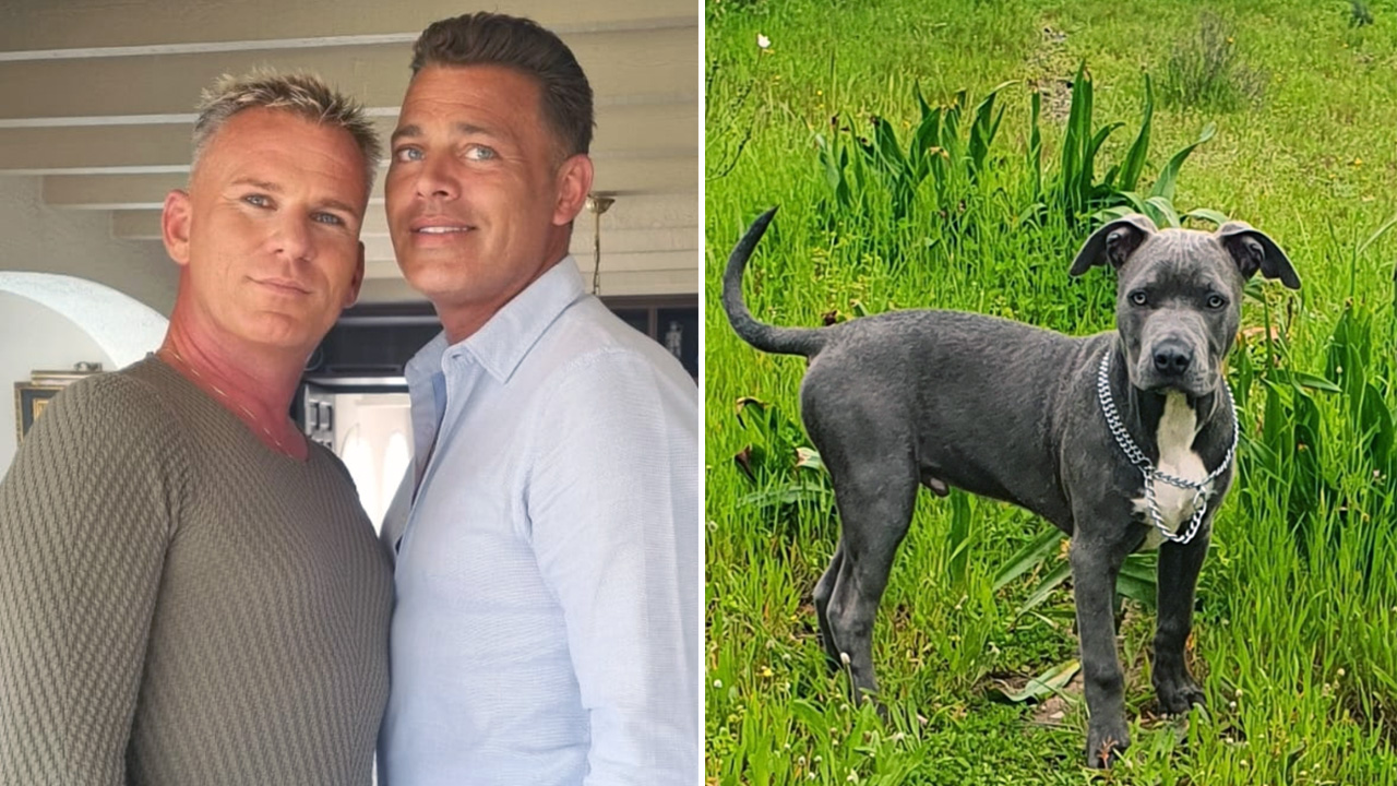 Aadje en Richard met hun hond