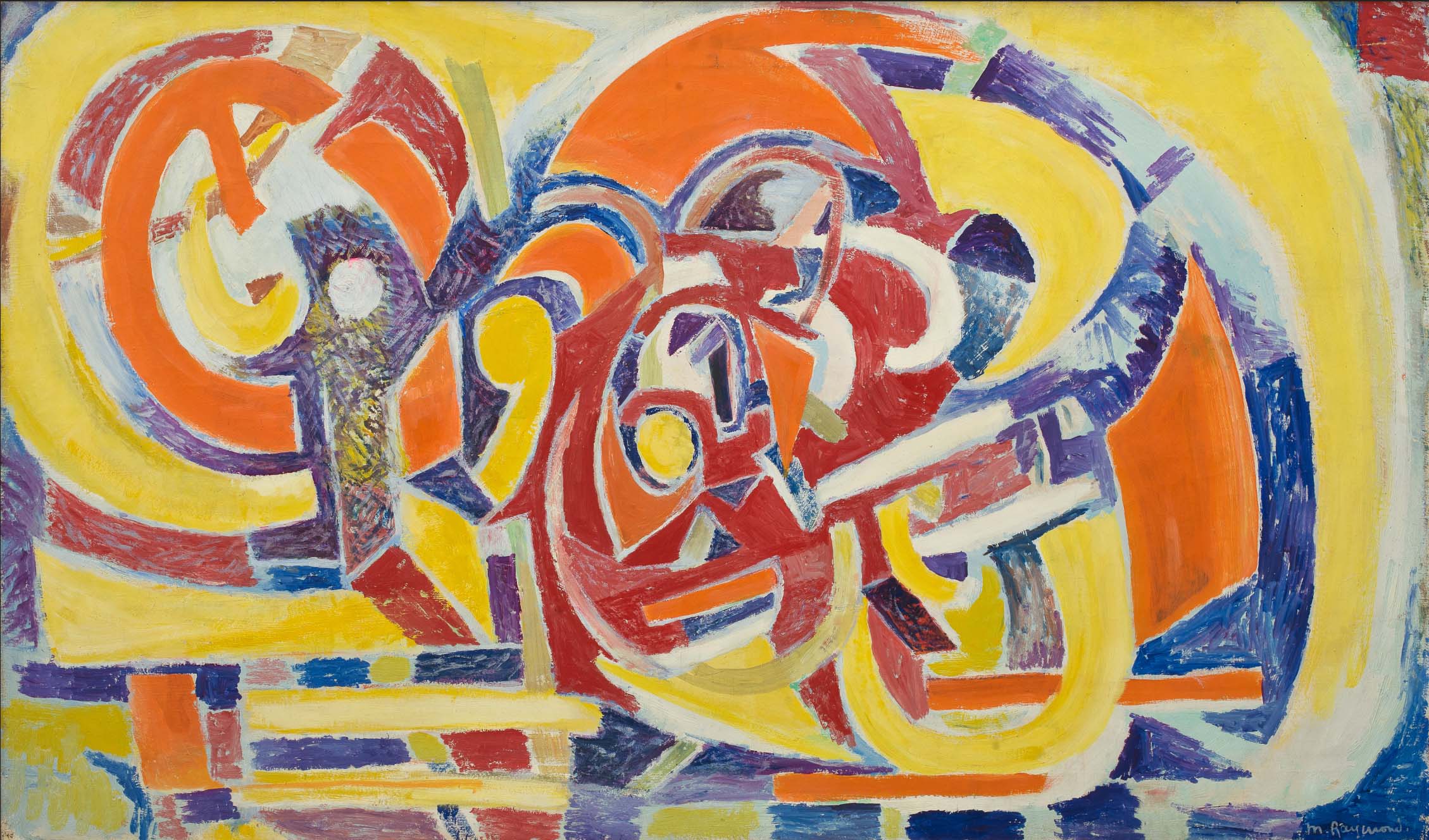 Marie Raymond, Rhythm, 1946, privécollectie, courtesy Galerie Diane de Polignac