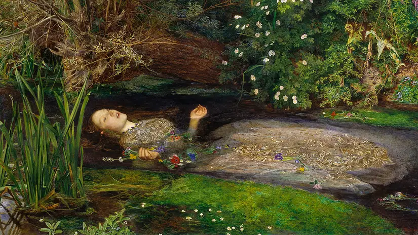 John Everett Millais - Ophelia (1851-1852)