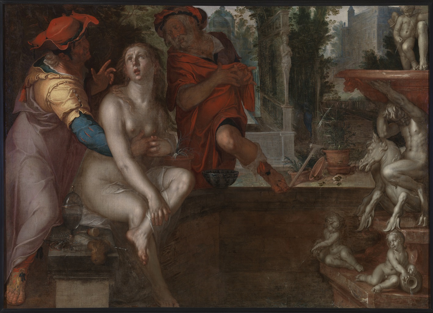 'Susanna En De Ouderlingen', Joachim Wtewael (ca. 1605), Museum Gouda.