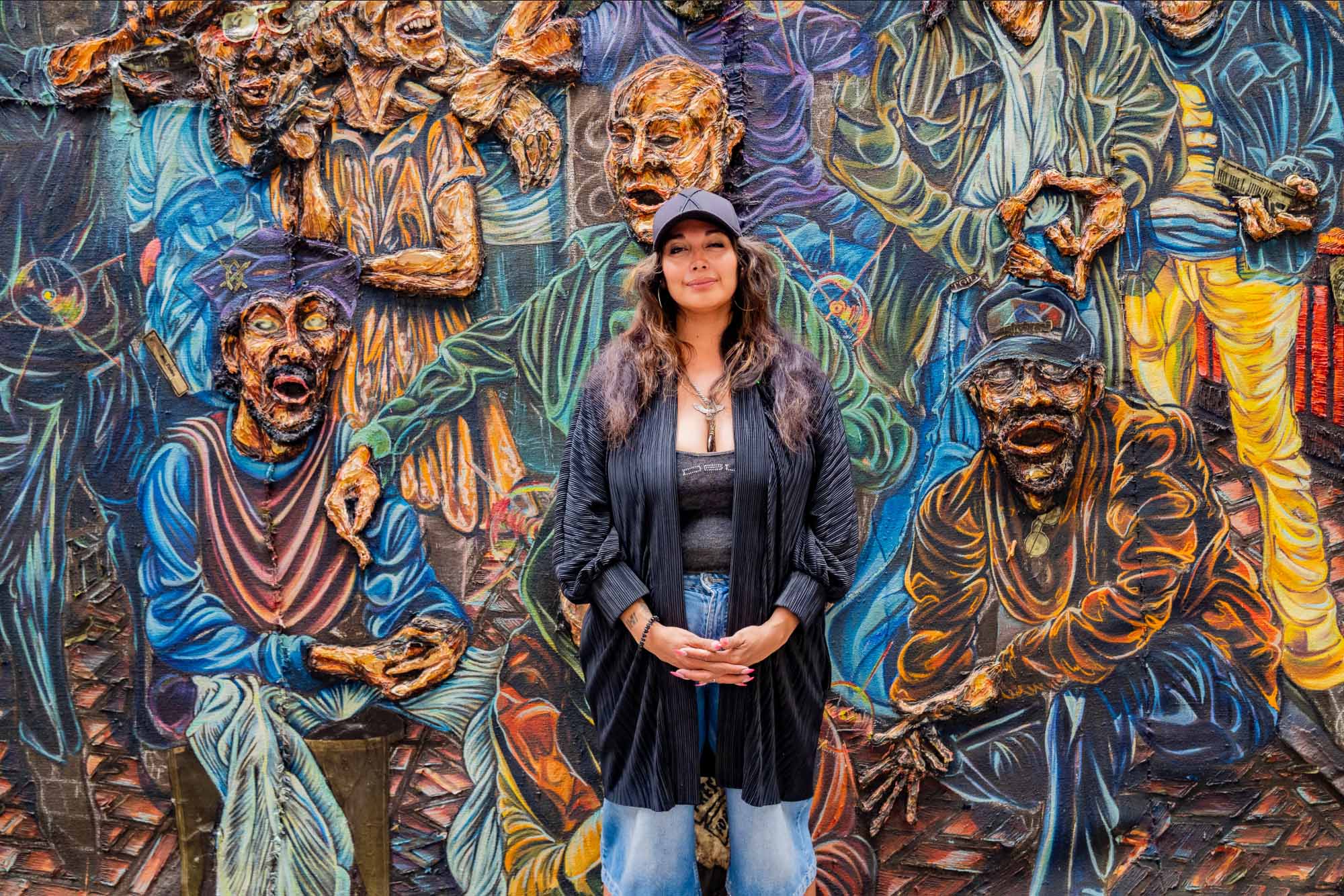 Raquel Van Haver Met Kunstwerk Cultuur