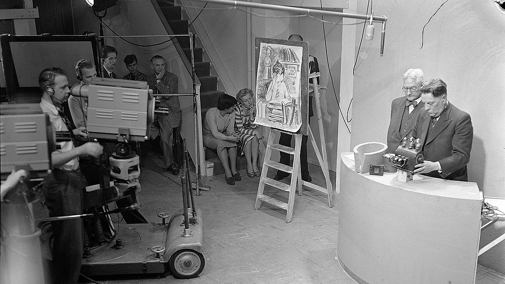 De eerste tv uitzending van de AVRO