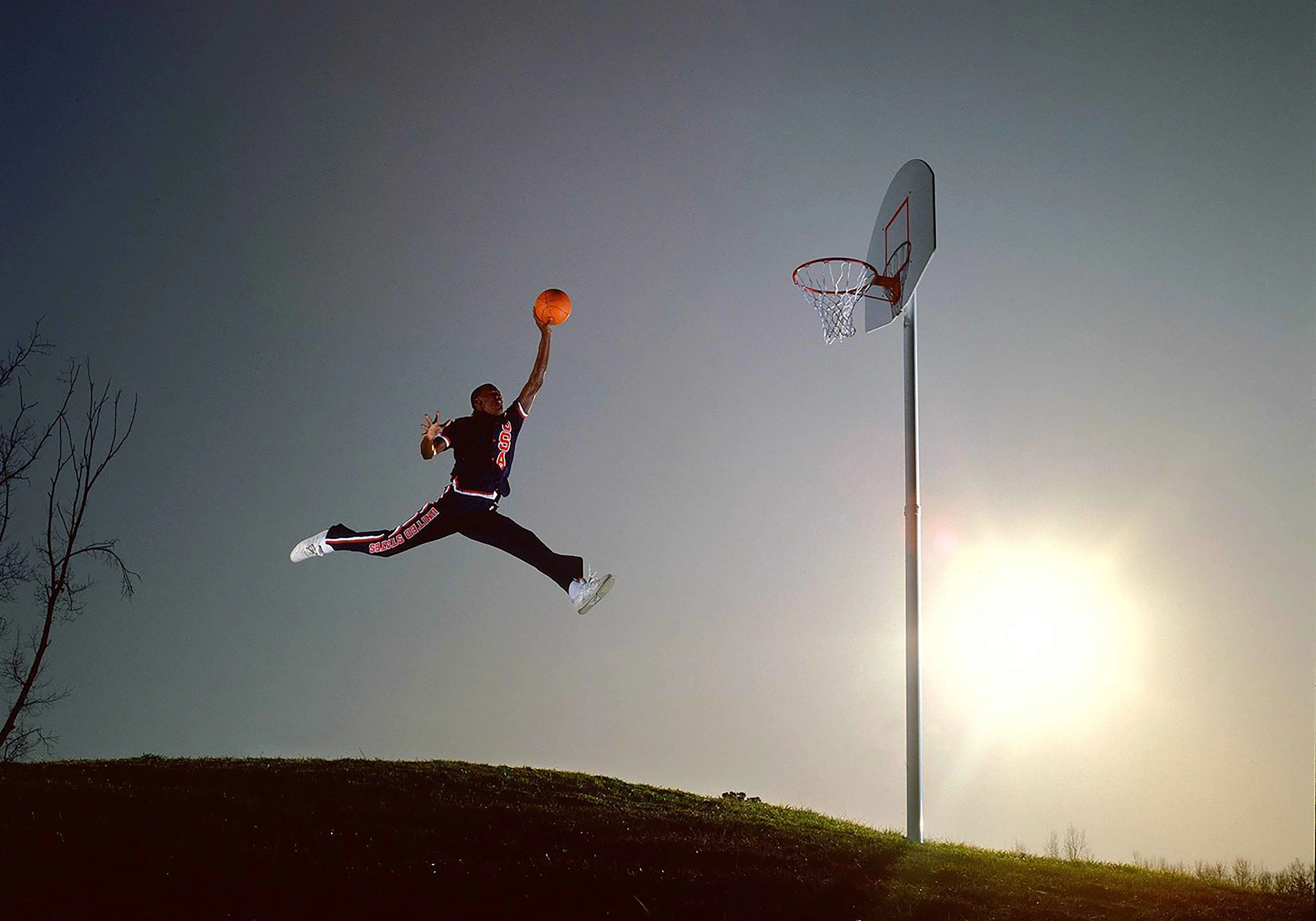 Michael Jordan, North Carolina, 1984 (Pre-Olympics) © Co Rentmeester