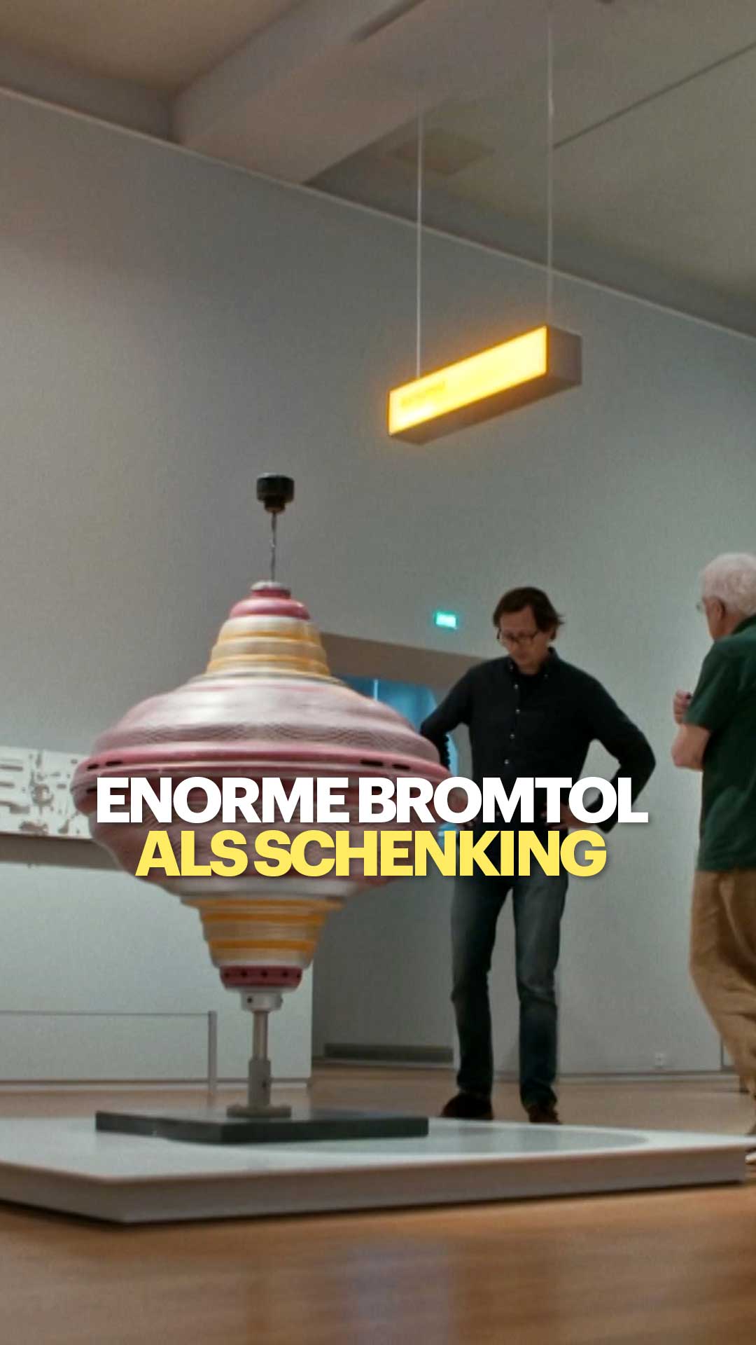 Een enorme bromtol als schenking