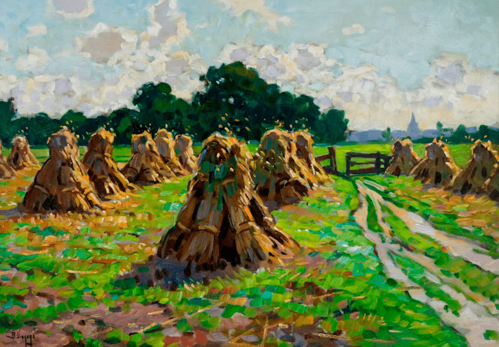 Ben Viegers - Korenschoven Bij Nunspeet