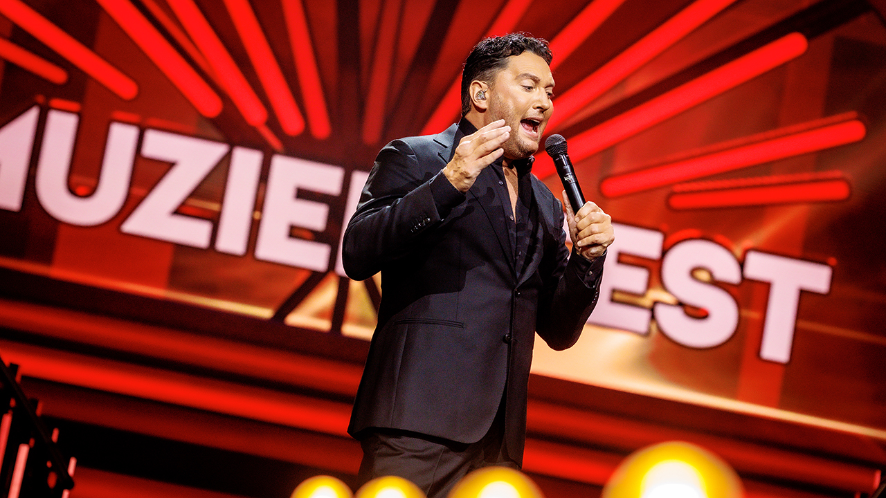 Tino Martin op het Muziekfeest van het Jaar