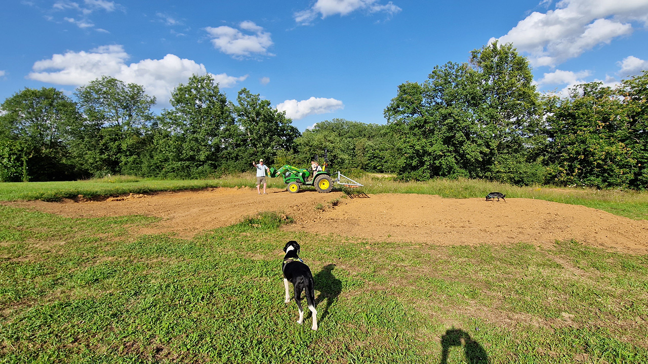 Steven met machinerie