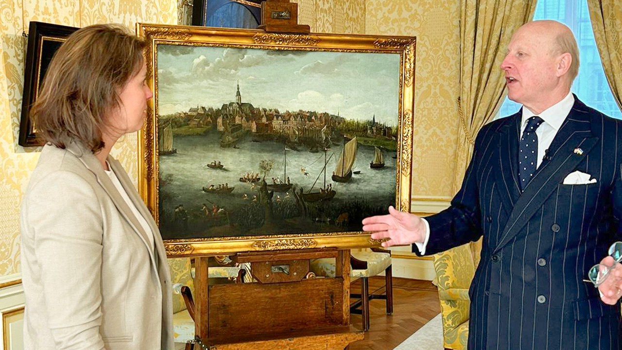 Onthulling raadsel achter het schilderij