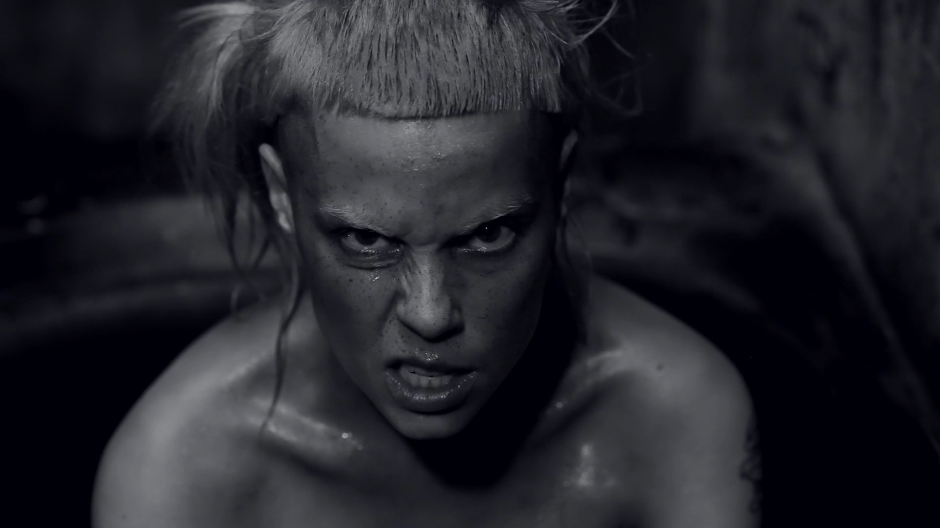 Die Antwoord, I Fink U Freeky, regie: Roger Ballen, Ninja 2012, Zuid-Afrika, Verenigde Staten © Roger Ballen