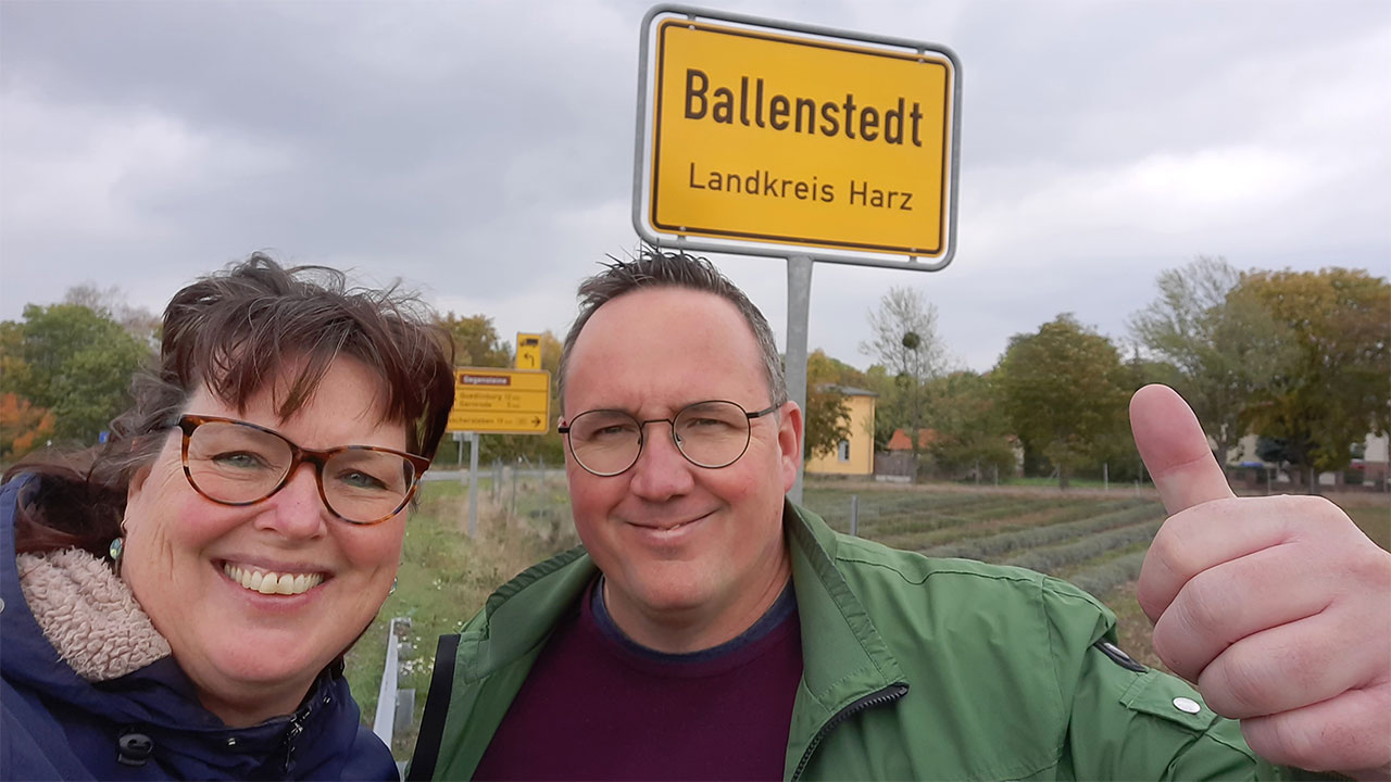 Edward en Ingrid in Ballenstedt