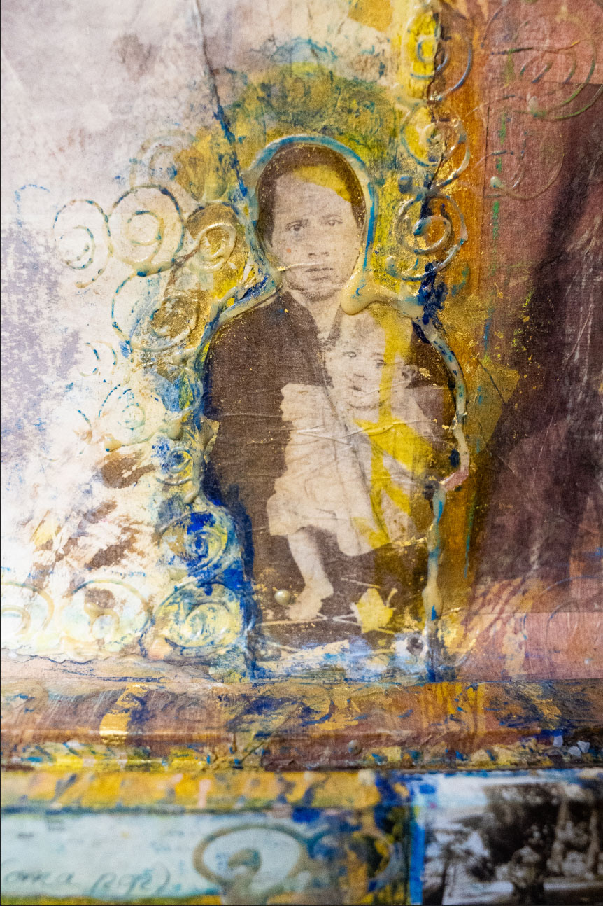 Overgrootmoeder Alima Met Oma Van Shelly Lapré Uit Indonesië