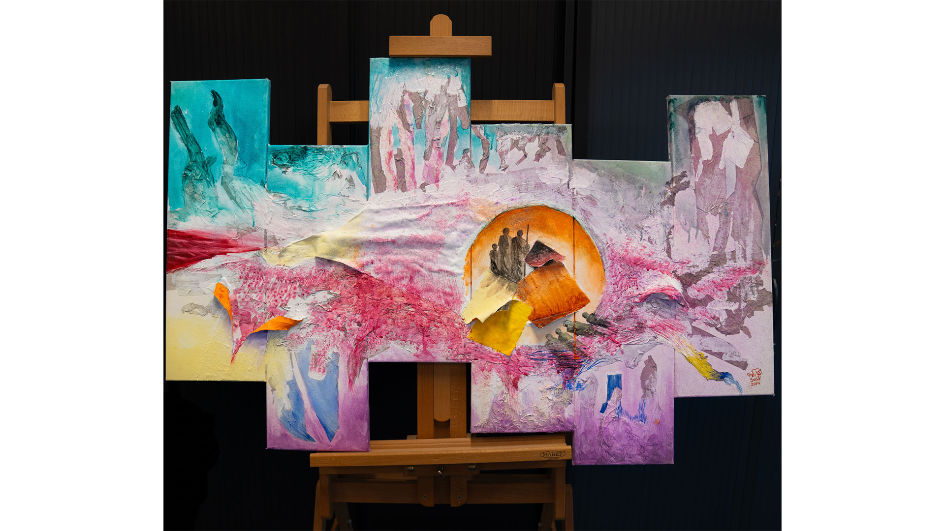 Kunstwerk Emigreren Naar Het Onbekende Yousif Yaqoub