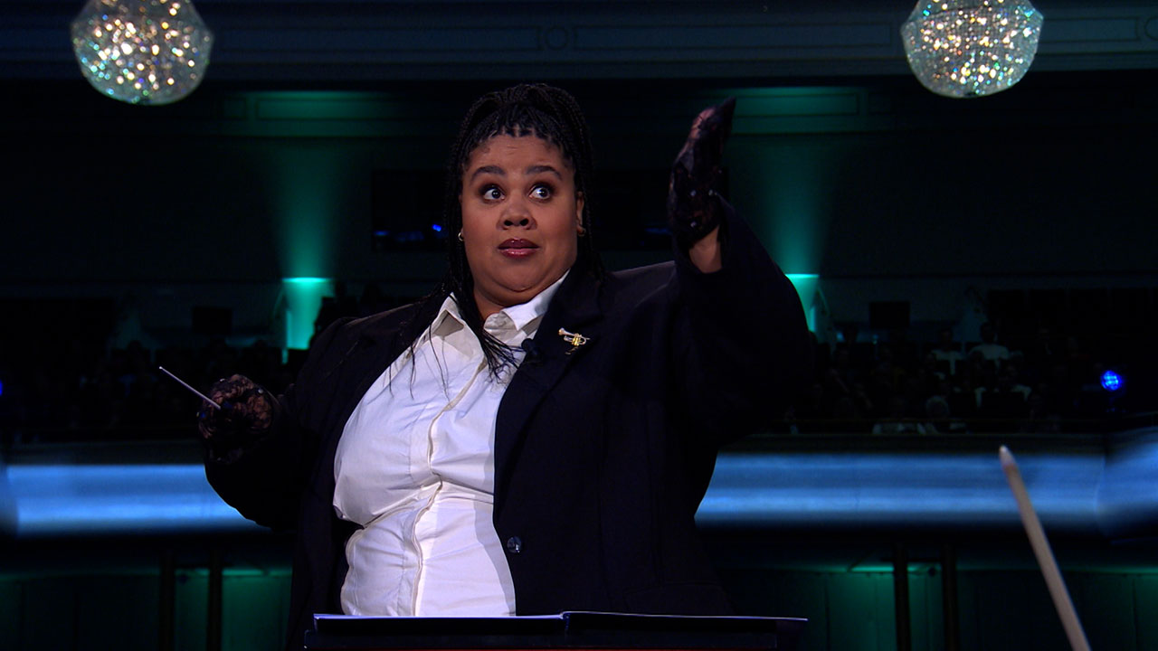 Isabelle Kafando op de bok bij Maestro