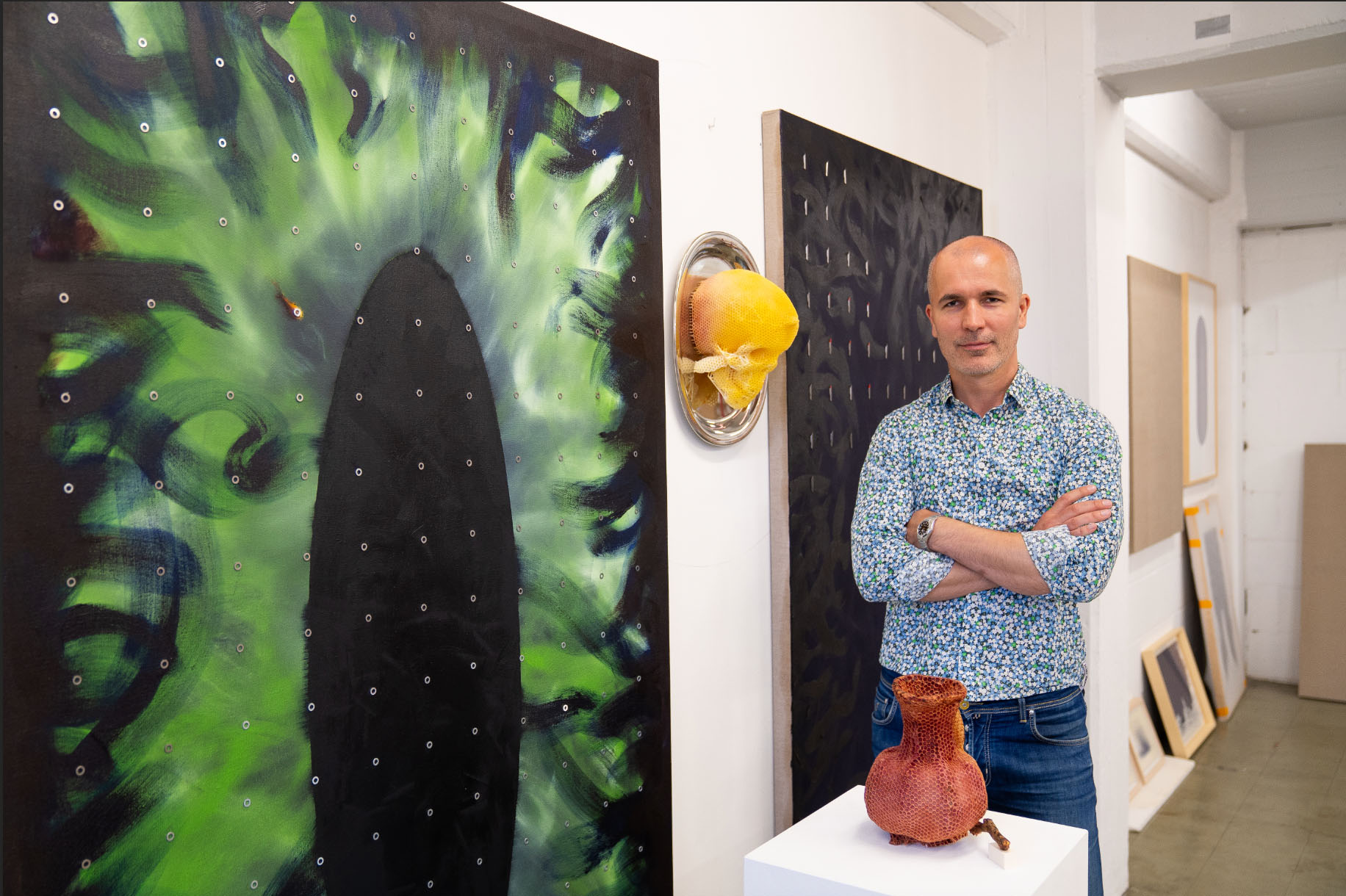 Tomáš Libertíny in Zijn Studio