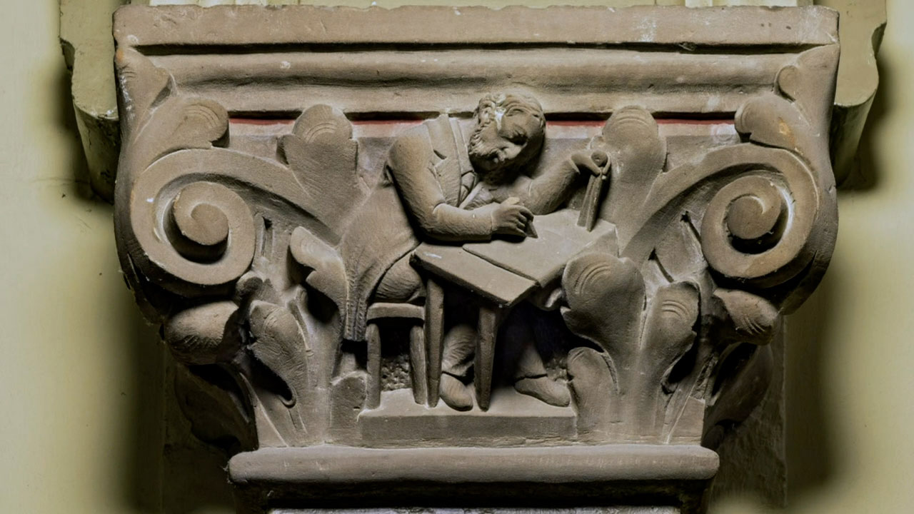 Ondertussen aan de hofvijver geheimen van de architect